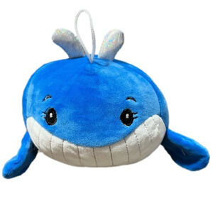 PEEK a Boo Toys Blue Whale Plush 8" Stuffed Animal Toy NWT